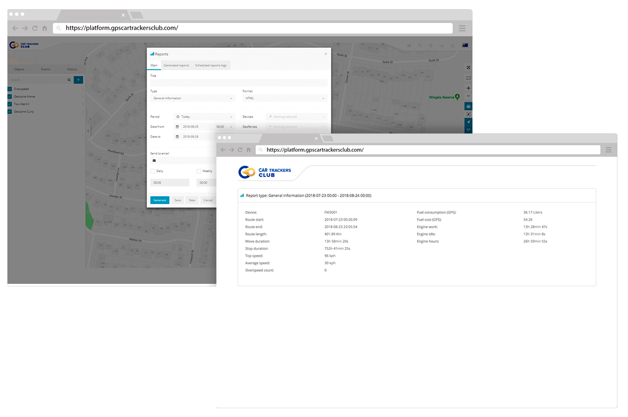 Detailed Vehicle Reports & Analysis